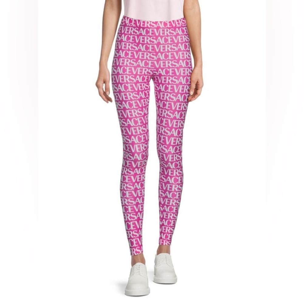 BRAND NEW MONOGRAM HOT PINK LEGGINGS